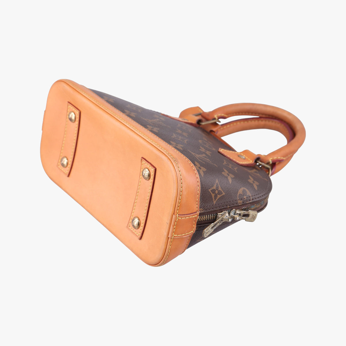 Secondhand Louis Vuitton Alma BB　 Brown Monogram Canvas M53152 shoulderbag | stylenewstar