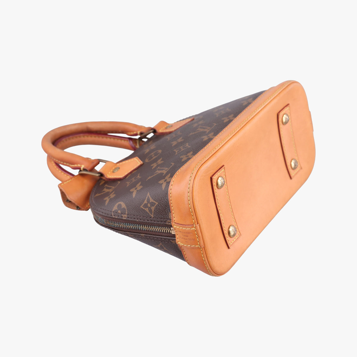 Secondhand Louis Vuitton Alma BB　 Brown Monogram Canvas M53152 shoulderbag | stylenewstar