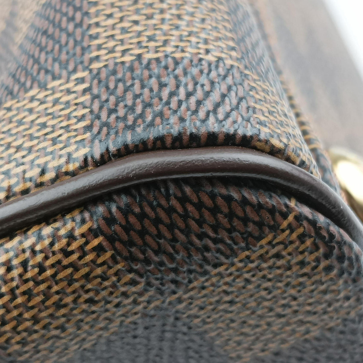Secondhand Louis Vuitton TREVI PM EBENE Damier Canvas N51997 shoulderbag | stylenewstar