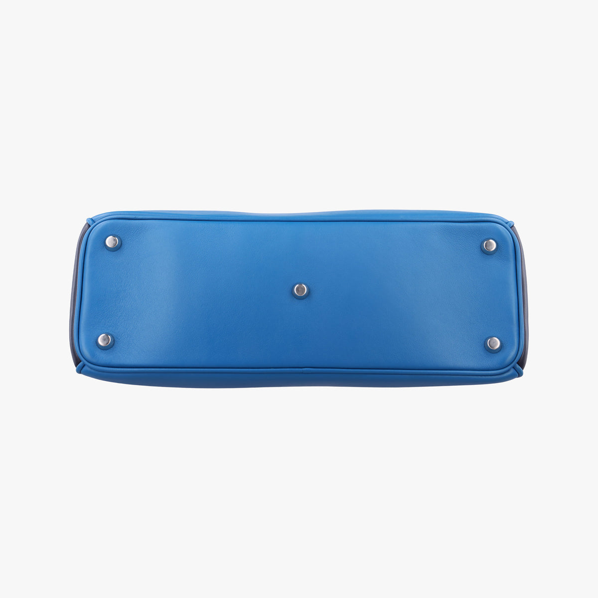 Pre-owned Christian Dior Diorissimo Blue Patent  x Leather  shoulderbag | stylenewstar