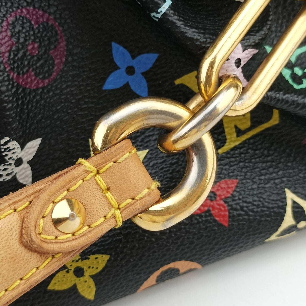Secondhand Louis Vuitton JUDY PM Noir Monogram Multicolor M40258 shoulderbag | stylenewstar