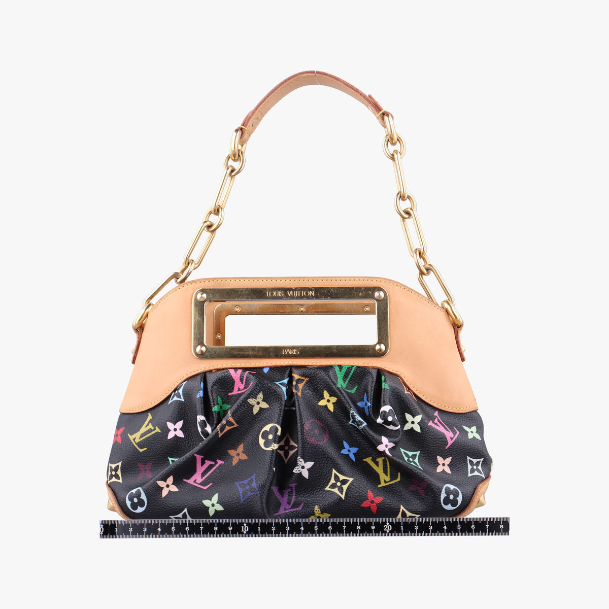 Secondhand Louis Vuitton JUDY PM Noir Monogram Multicolor M40258 shoulderbag | stylenewstar