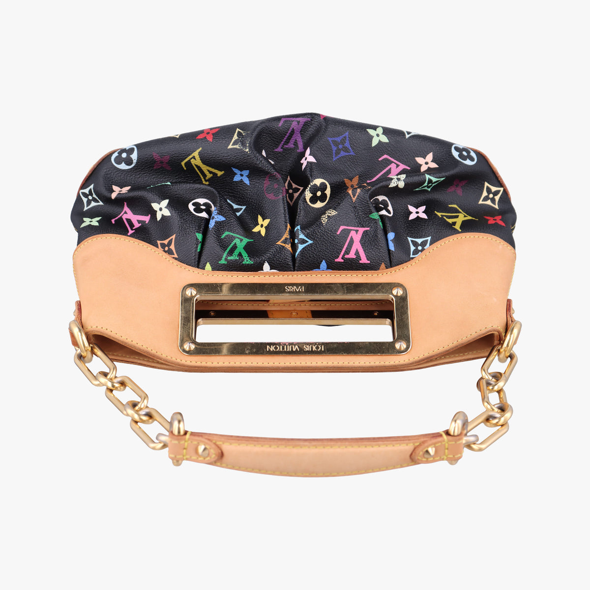 Secondhand Louis Vuitton JUDY PM Noir Monogram Multicolor M40258 shoulderbag | stylenewstar
