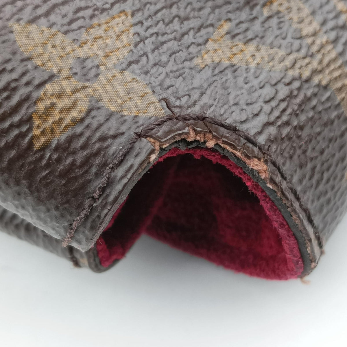 Secondhand Louis Vuitton MARIGNAN brown×LIE DE VIN Monogram Canvas×calf leather M43959 shoulderbag | stylenewstar