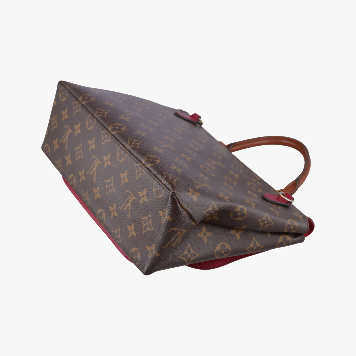 Secondhand Louis Vuitton MARIGNAN brown×LIE DE VIN Monogram Canvas×calf leather M43959 shoulderbag | stylenewstar