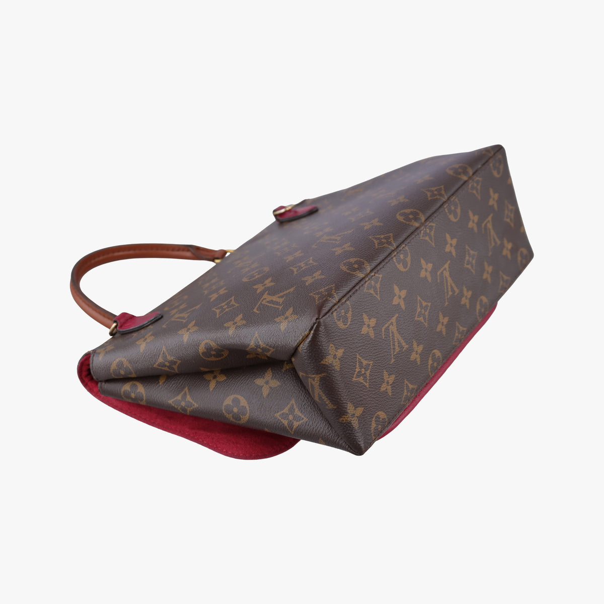 Secondhand Louis Vuitton MARIGNAN brown×LIE DE VIN Monogram Canvas×calf leather M43959 shoulderbag | stylenewstar