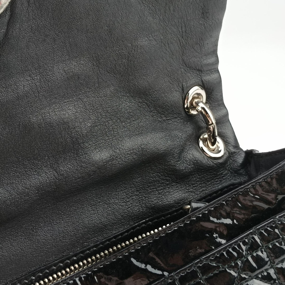 Secondhand Christian Dior Rendezvous Black Patent  shoulderbag | stylenewstar