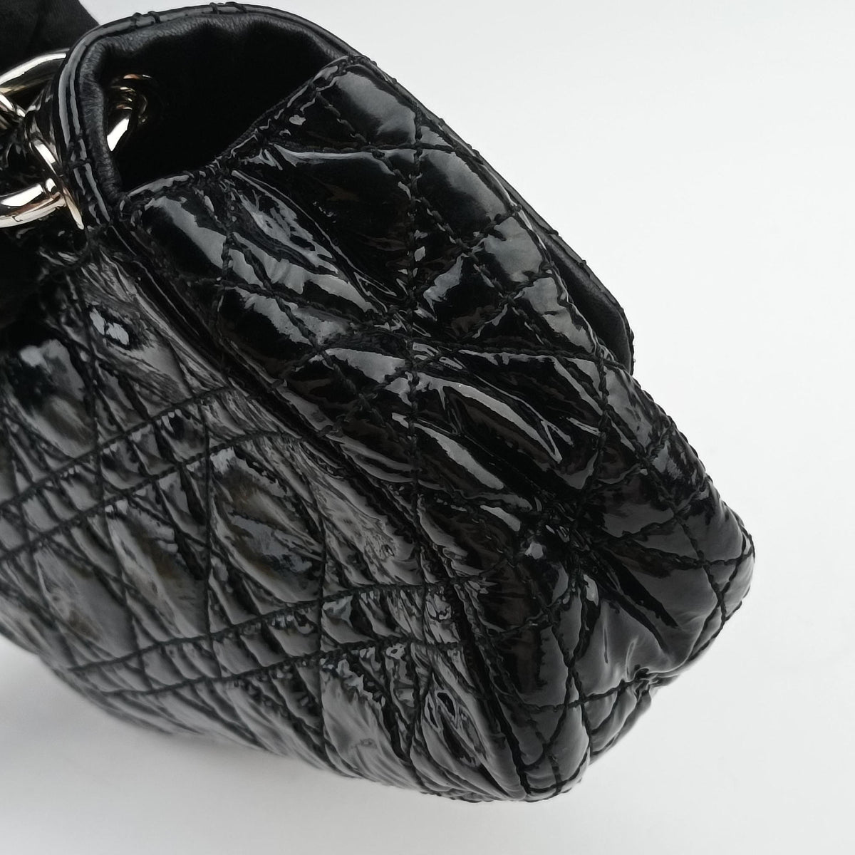 Secondhand Christian Dior Rendezvous Black Patent  shoulderbag | stylenewstar