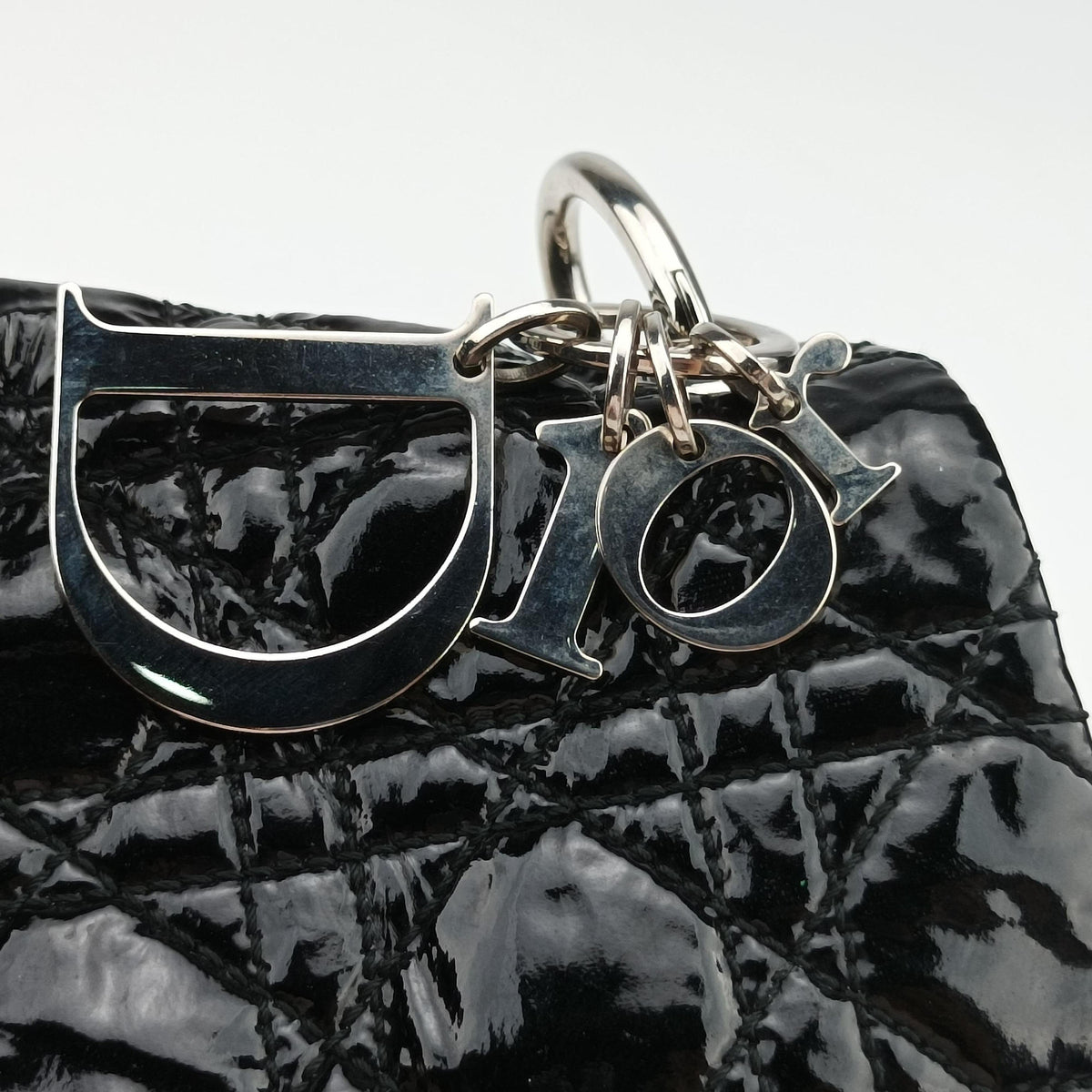 Secondhand Christian Dior Rendezvous Black Patent  shoulderbag | stylenewstar