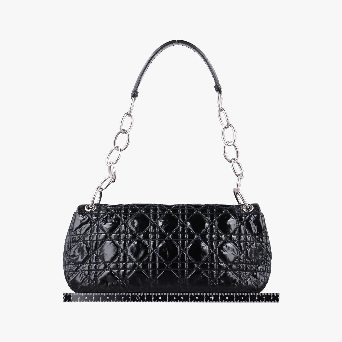 Secondhand Christian Dior Rendezvous Black Patent  shoulderbag | stylenewstar