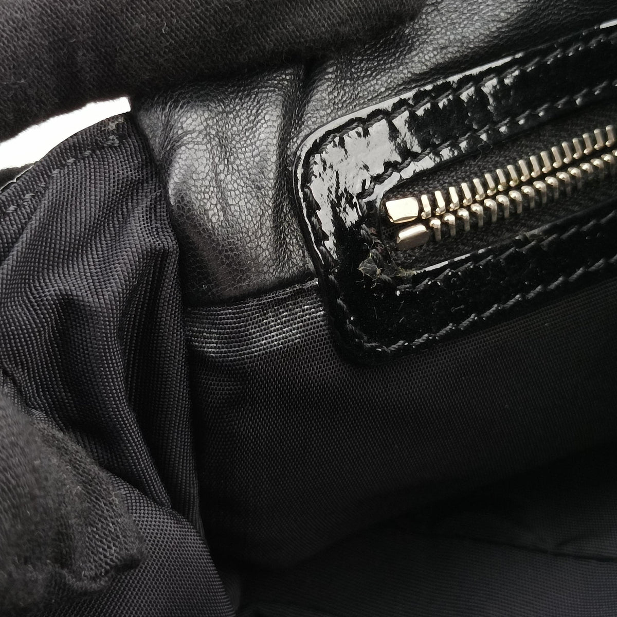 Secondhand Christian Dior Rendezvous Black Patent  shoulderbag | stylenewstar