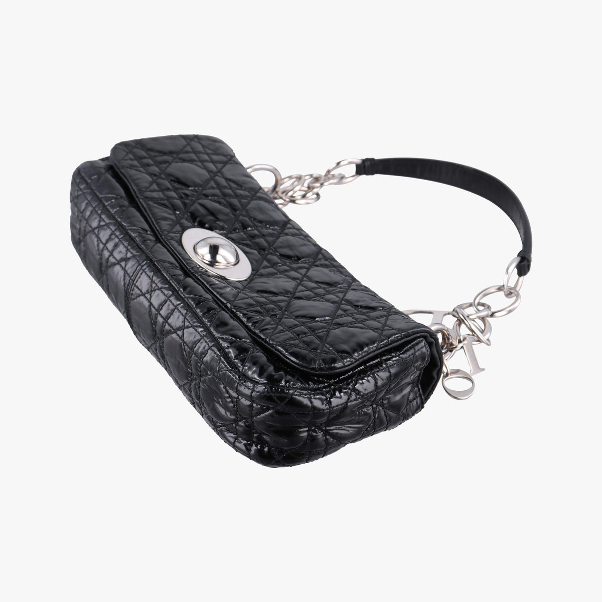 Secondhand Christian Dior Rendezvous Black Patent  shoulderbag | stylenewstar
