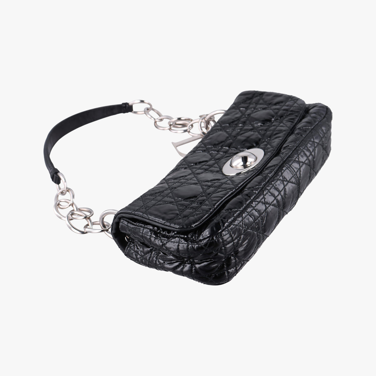 Secondhand Christian Dior Rendezvous Black Patent  shoulderbag | stylenewstar