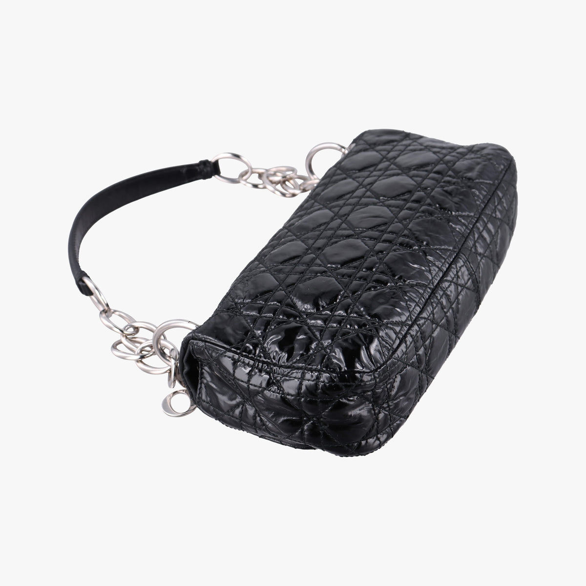 Secondhand Christian Dior Rendezvous Black Patent  shoulderbag | stylenewstar