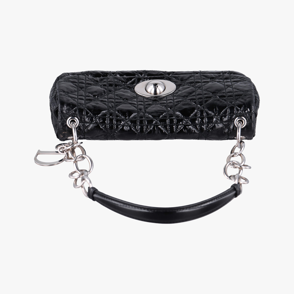 Secondhand Christian Dior Rendezvous Black Patent  shoulderbag | stylenewstar