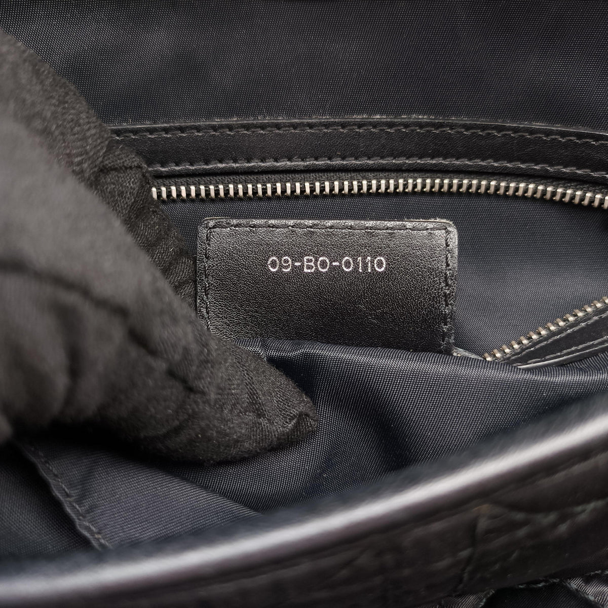 Vintage Christian Dior Cannage stitching Black Nylon×leather  shoulderbag | stylenewstar