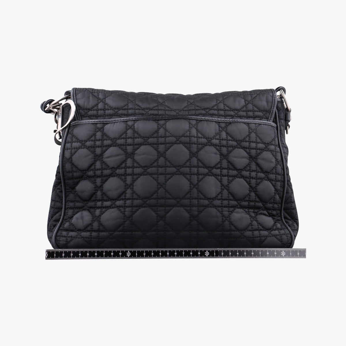 Vintage Christian Dior Cannage stitching Black Nylon×leather  shoulderbag | stylenewstar