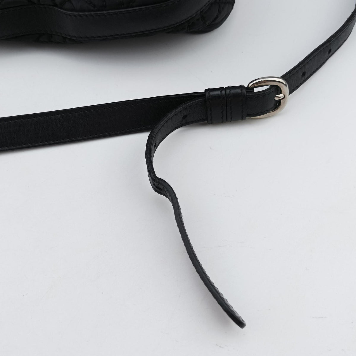 Vintage Christian Dior Cannage stitching Black Nylon×leather  shoulderbag | stylenewstar