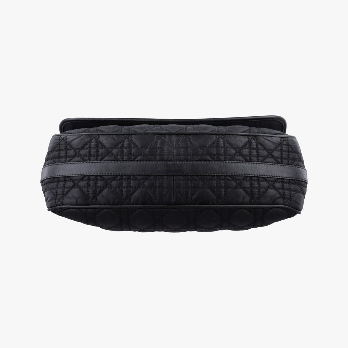 Vintage Christian Dior Cannage stitching Black Nylon×leather  shoulderbag | stylenewstar