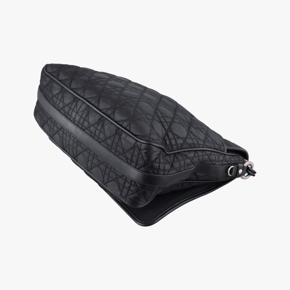 Vintage Christian Dior Cannage stitching Black Nylon×leather  shoulderbag | stylenewstar