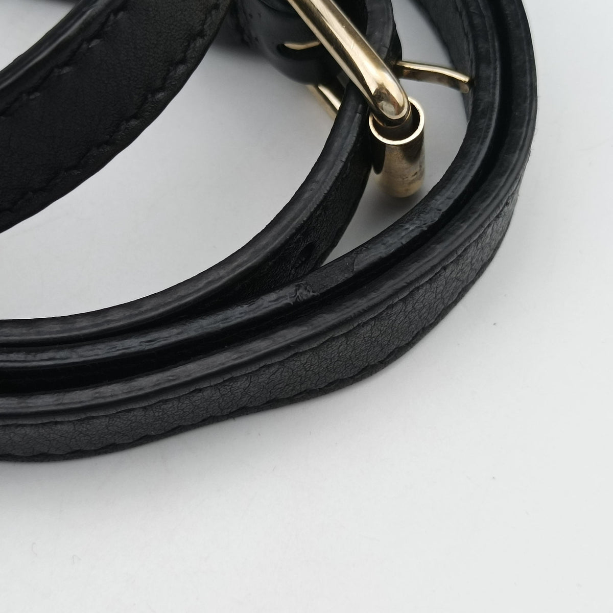 Pre-owned Gucci Microguccissima Black Leather 449654 shoulderbag | stylenewstar