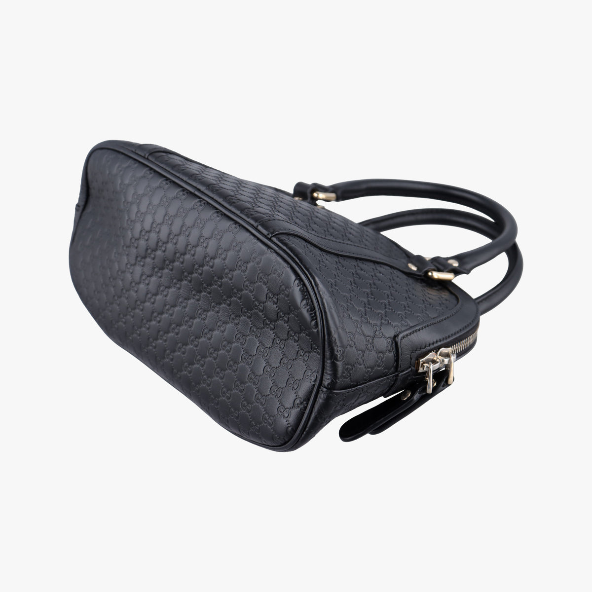 Pre-owned Gucci Microguccissima Black Leather 449654 shoulderbag | stylenewstar