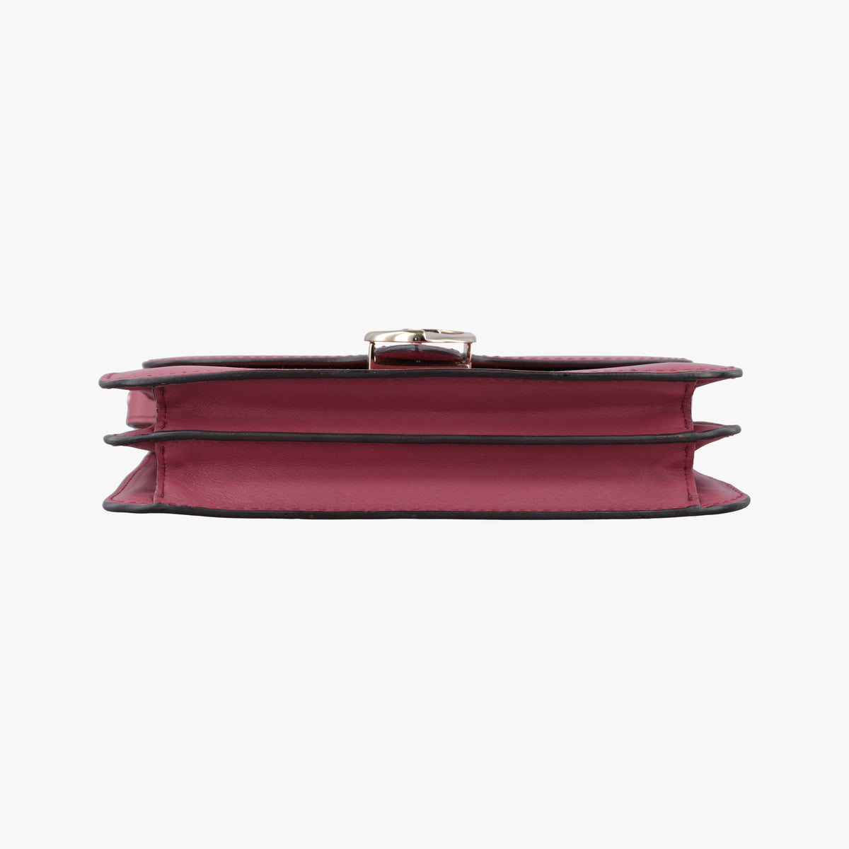 Vintage Gucci Interlocking 1973 Flap Pink Leather 277522 shoulderbag | stylenewstar