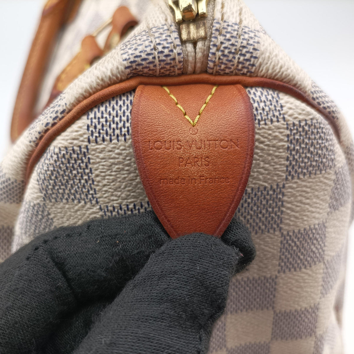 Secondhand Louis Vuitton Speedy 30 AZUR Damier Canvas N41533 handbag | stylenewstar