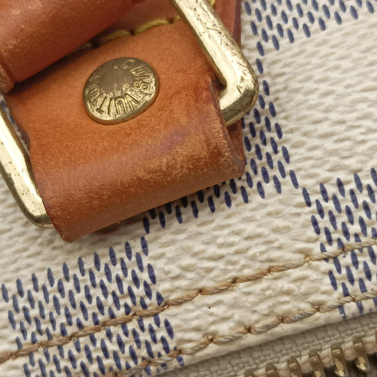 Secondhand Louis Vuitton Speedy 30 AZUR Damier Canvas N41533 handbag | stylenewstar