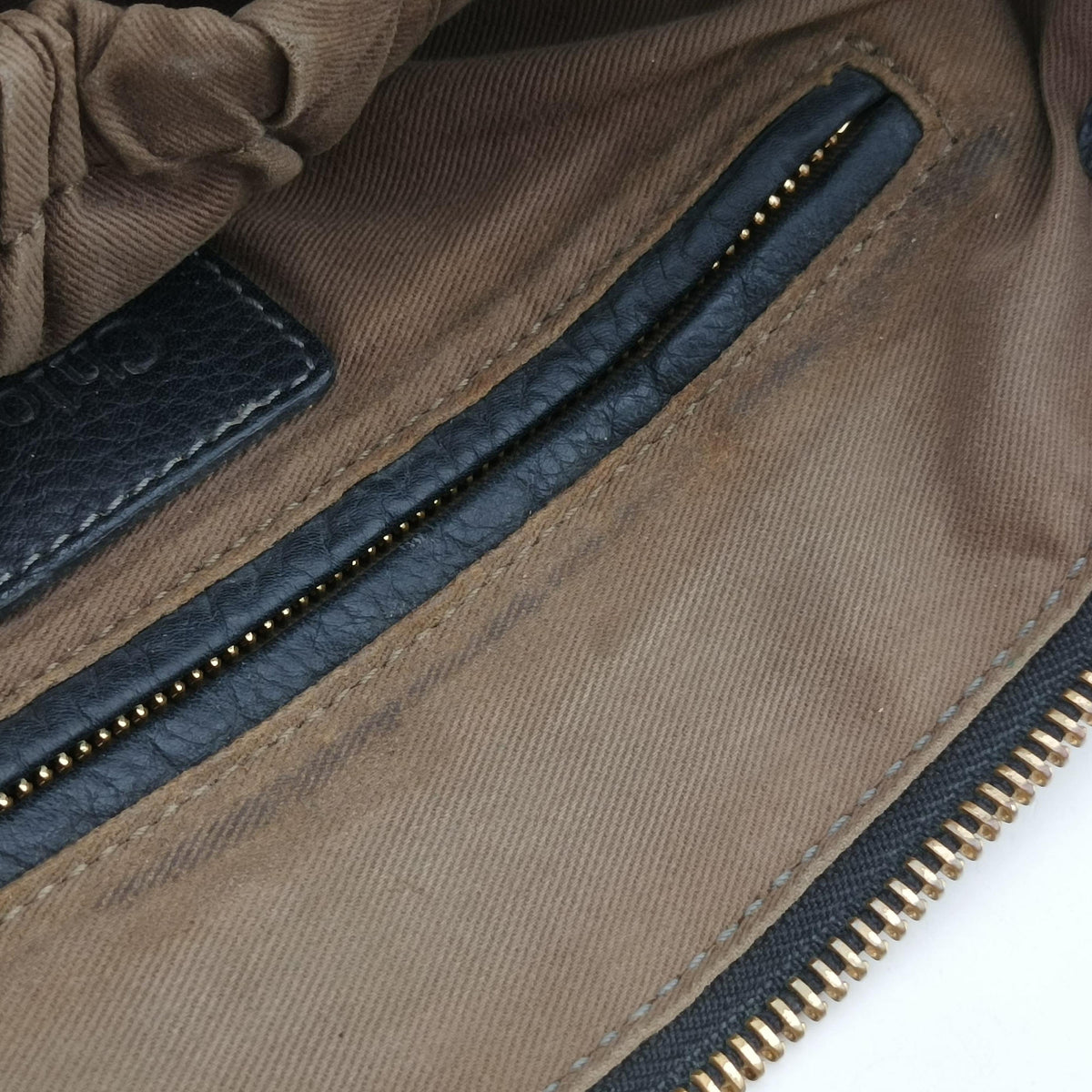 Pre-owned Chloe Mercy Black Leather  shoulderbag | stylenewstar