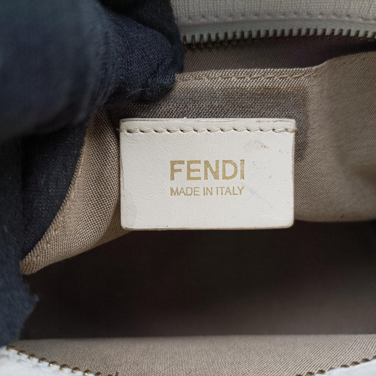 Vintage Fendi Chef White PVC coated canvas 8BR628 handbag | stylenewstar