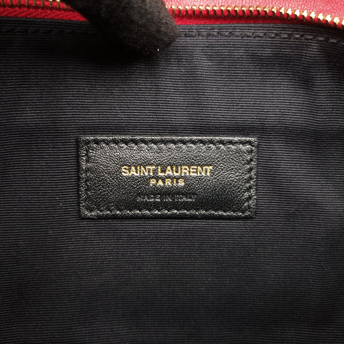 Secondhand Yves Saint Laurent ANGIE Red Leather 568906 shoulderbag | stylenewstar