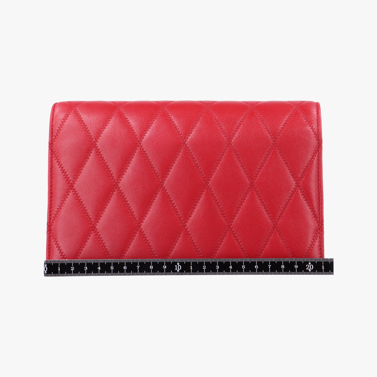 Secondhand Yves Saint Laurent ANGIE Red Leather 568906 shoulderbag | stylenewstar