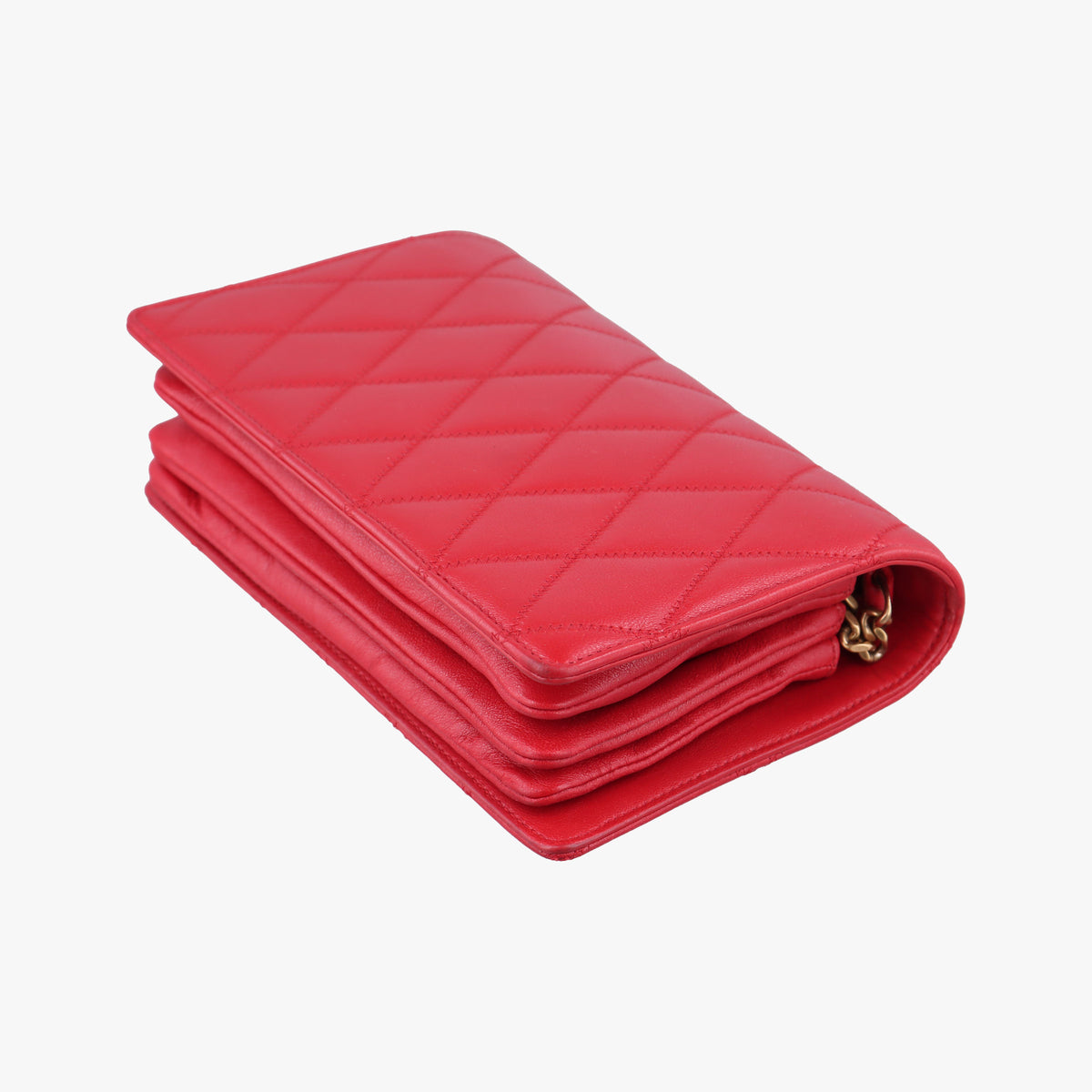 Secondhand Yves Saint Laurent ANGIE Red Leather 568906 shoulderbag | stylenewstar