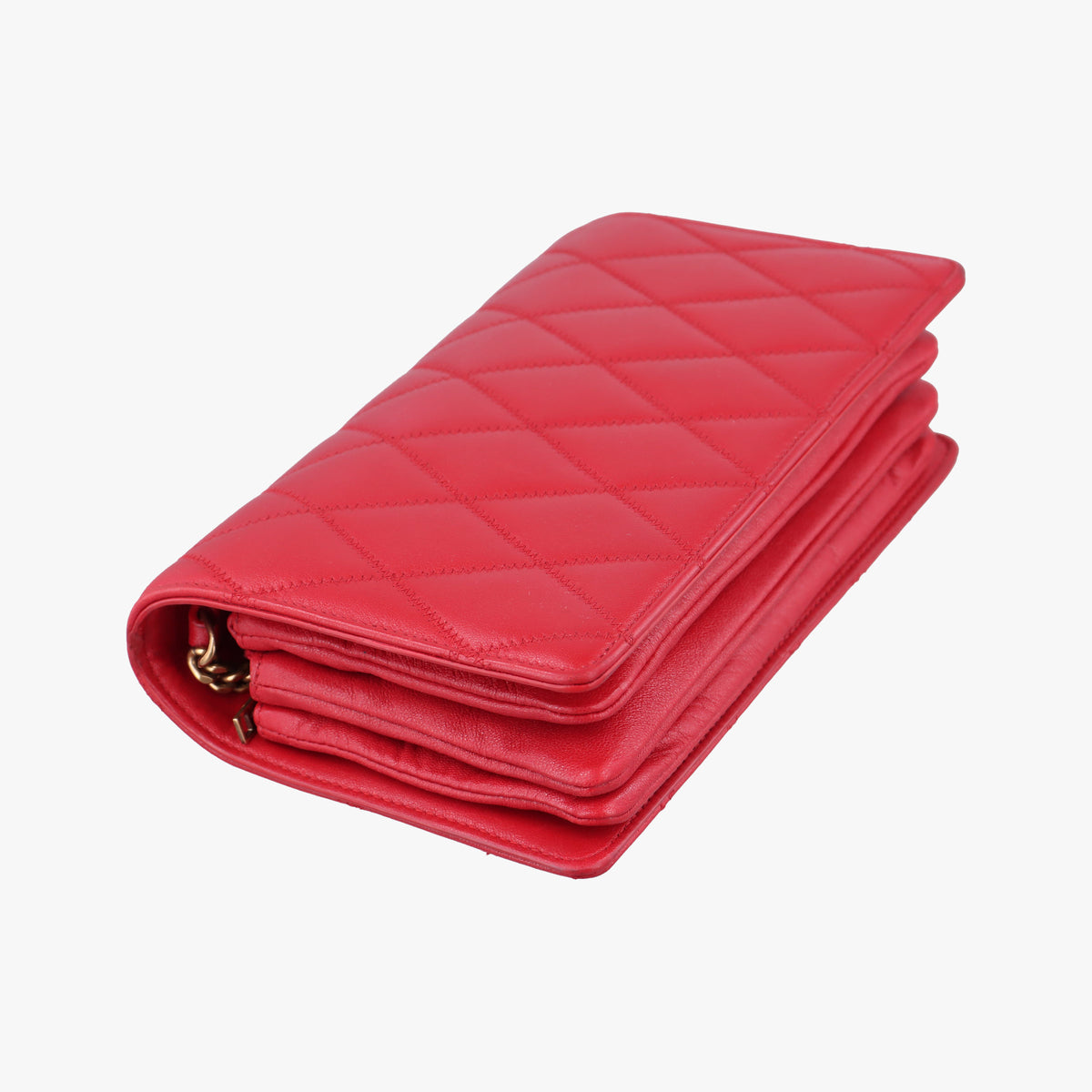 Secondhand Yves Saint Laurent ANGIE Red Leather 568906 shoulderbag | stylenewstar