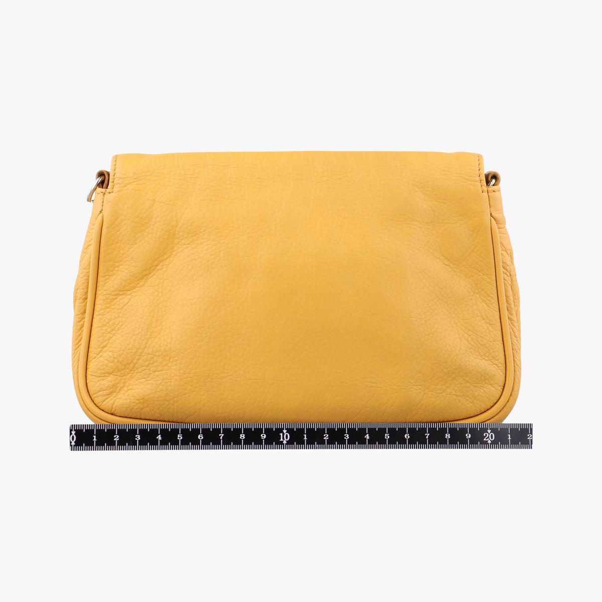 Secondhand Fendi Fendista Pochette Yellow Leather 8M0376 shoulderbag | stylenewstar