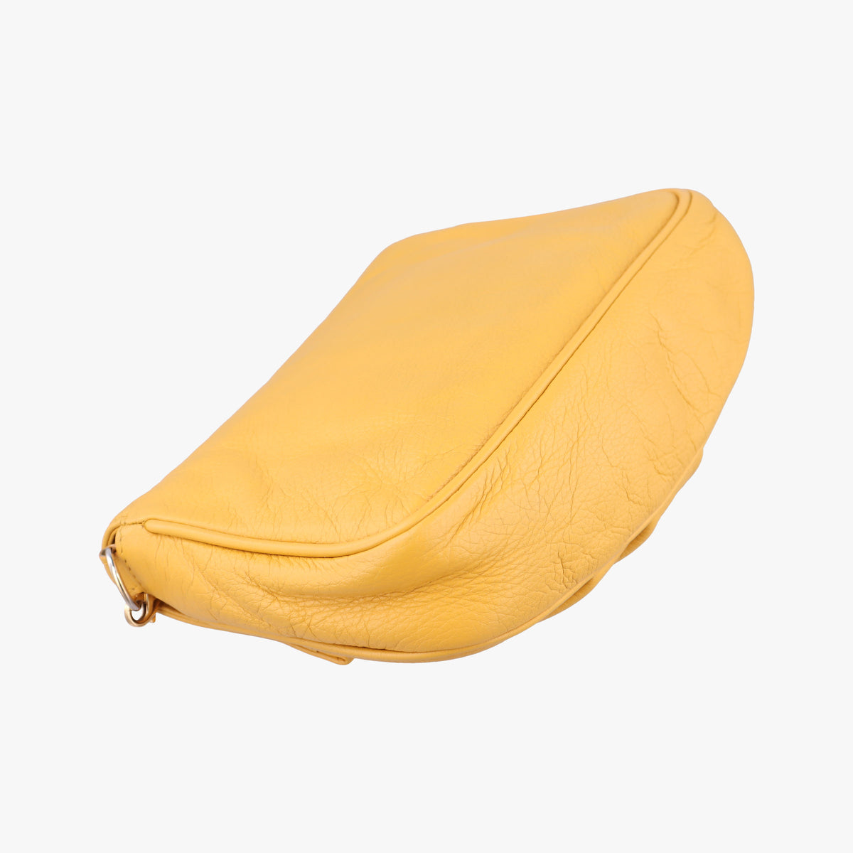 Secondhand Fendi Fendista Pochette Yellow Leather 8M0376 shoulderbag | stylenewstar