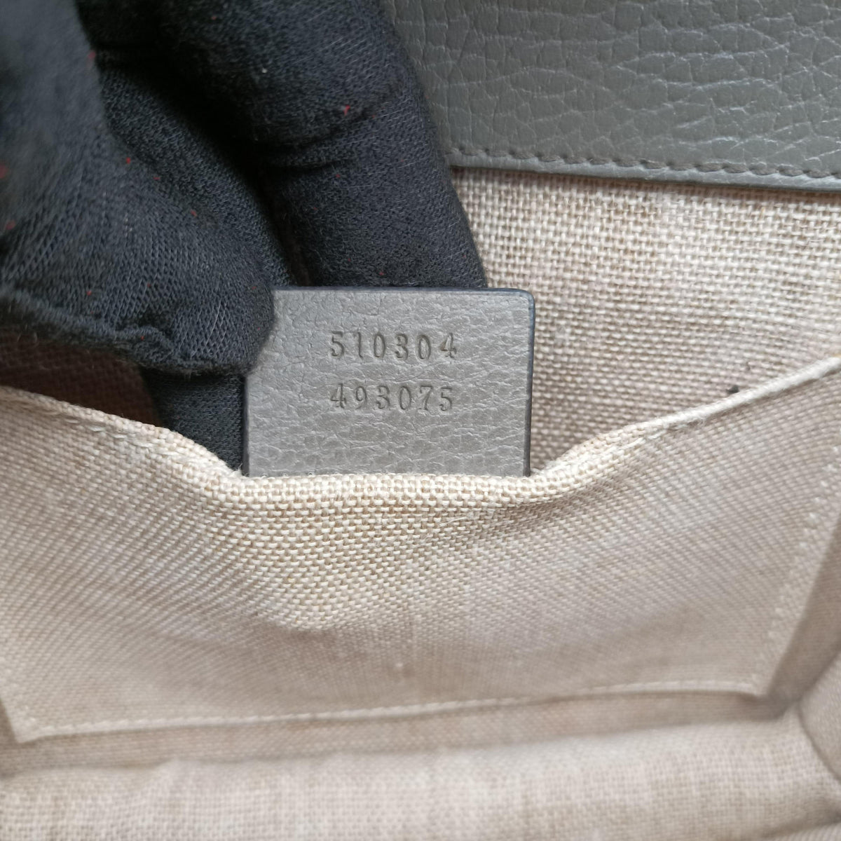 Pre-owned Gucci Interlocking G Grey Leather 510304 shoulderbag | stylenewstar
