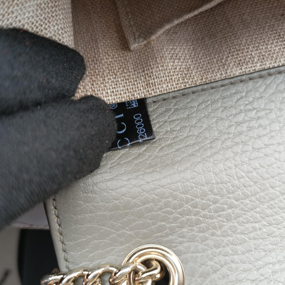 Pre-owned Gucci Interlocking G Grey Leather 510304 shoulderbag | stylenewstar