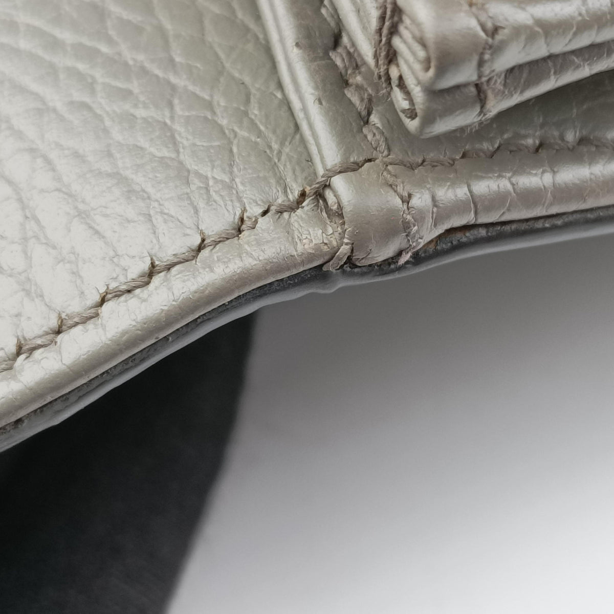 Pre-owned Gucci Interlocking G Grey Leather 510304 shoulderbag | stylenewstar
