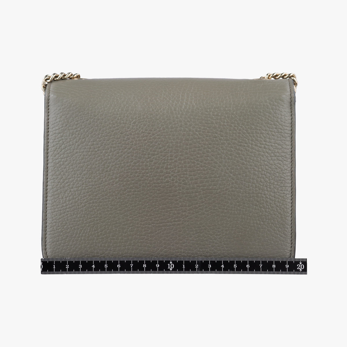 Pre-owned Gucci Interlocking G Grey Leather 510304 shoulderbag | stylenewstar