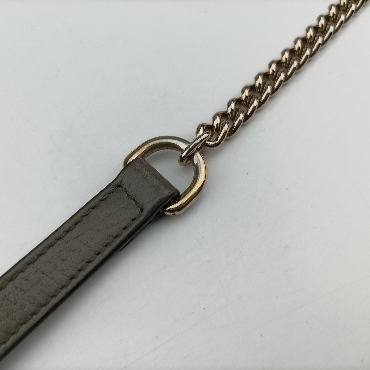 Pre-owned Gucci Interlocking G Grey Leather 510304 shoulderbag | stylenewstar