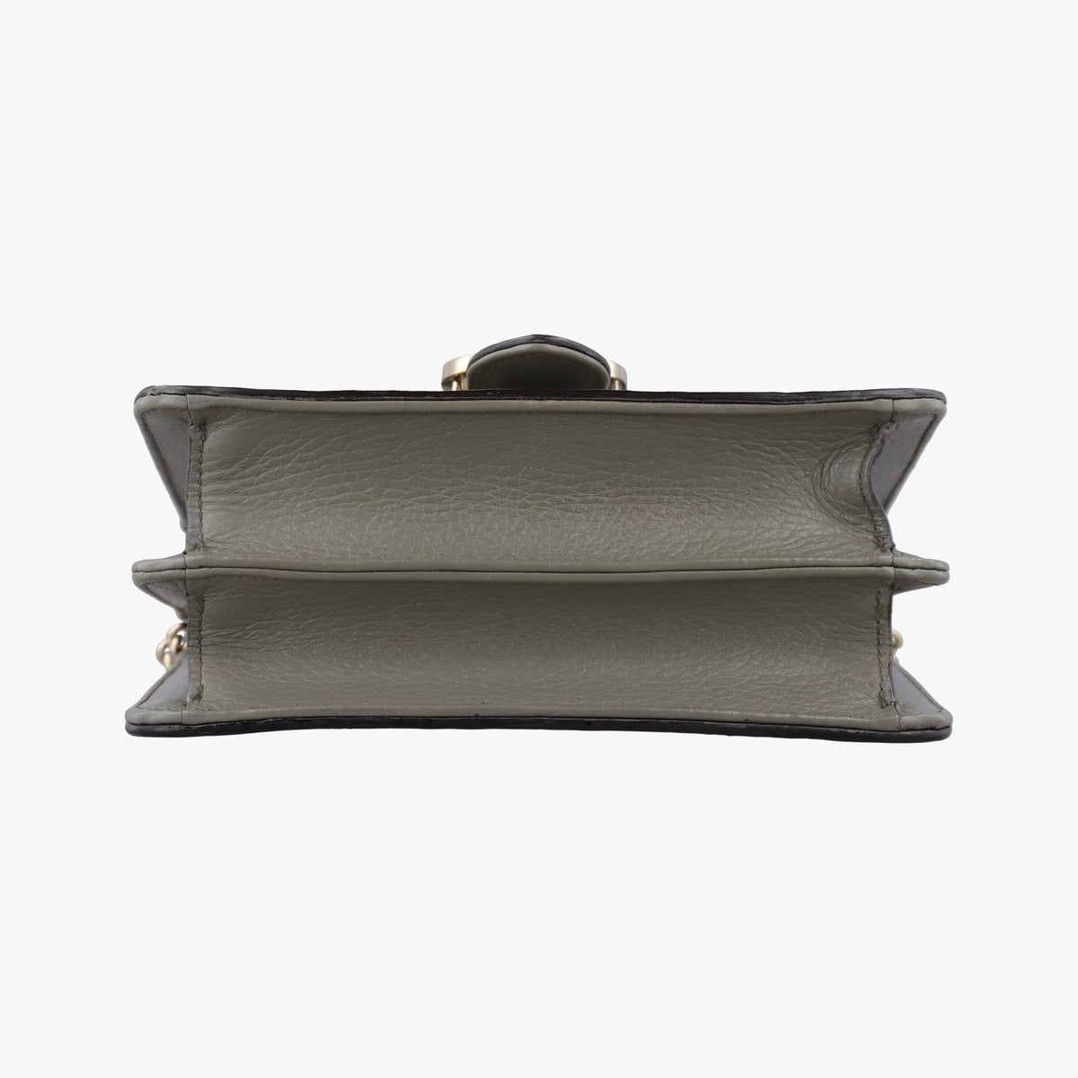 Pre-owned Gucci Interlocking G Grey Leather 510304 shoulderbag | stylenewstar