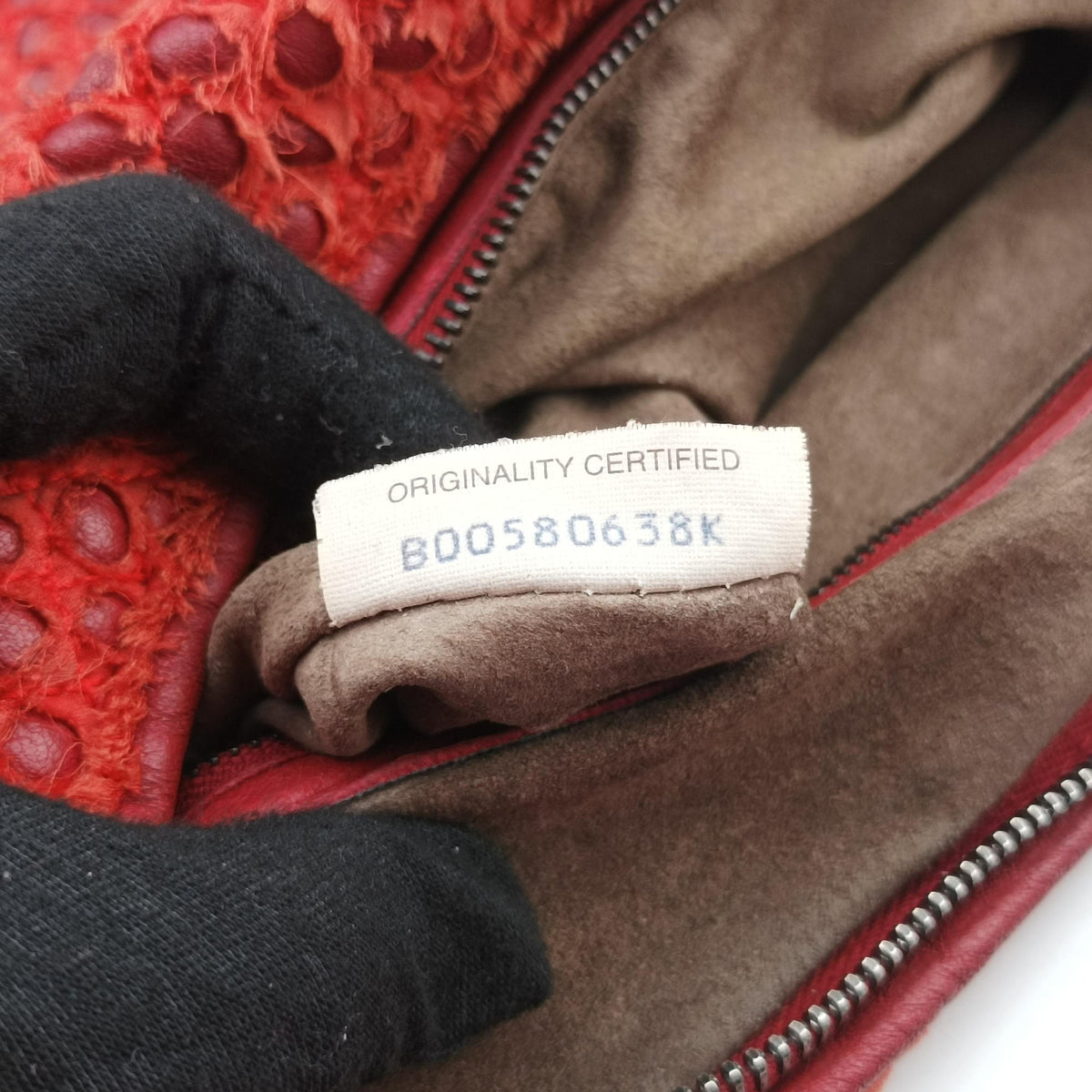 Pre-owned Bottega Veneta Intrecciato Red lambskin  handbag | stylenewstar