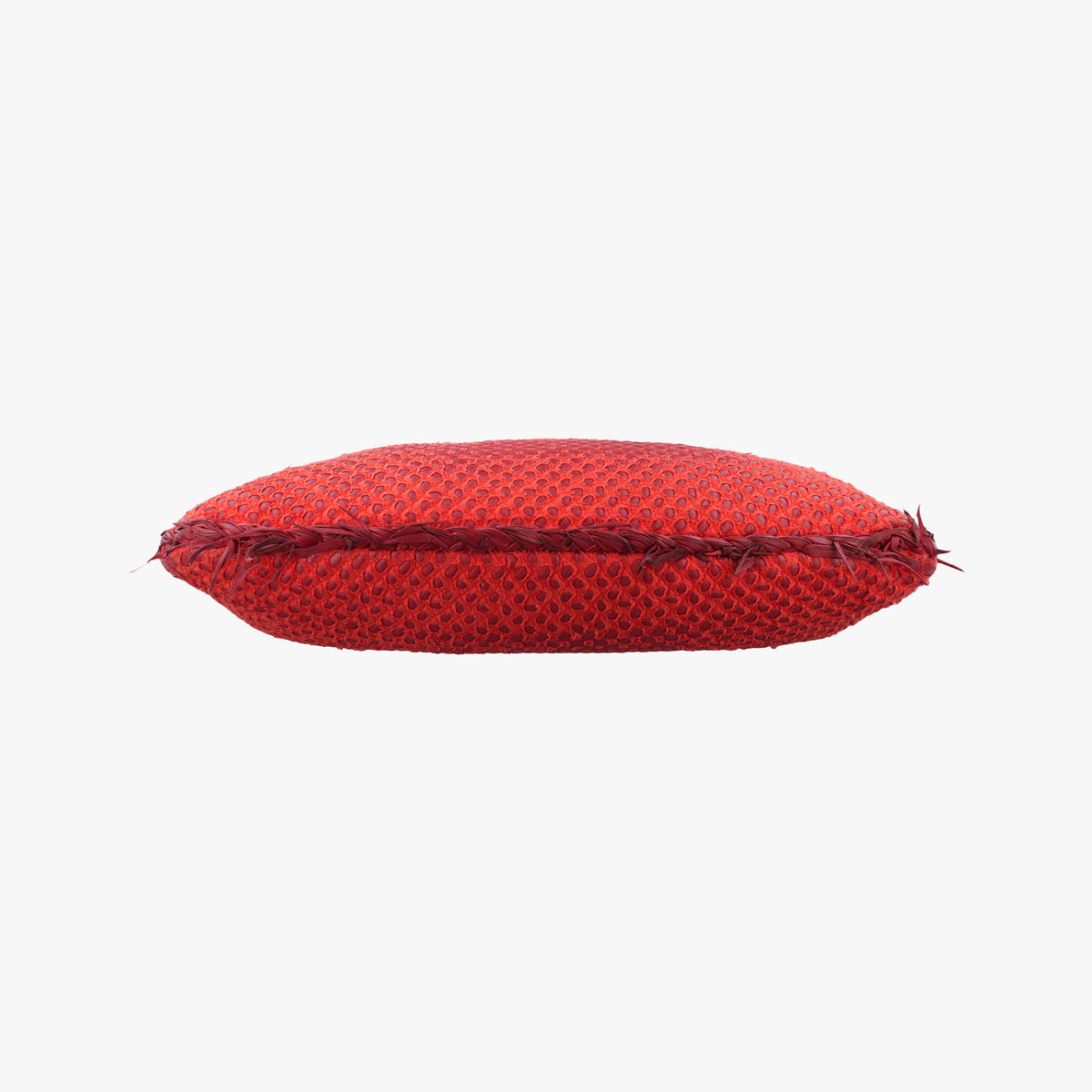 Pre-owned Bottega Veneta Intrecciato Red lambskin  handbag | stylenewstar