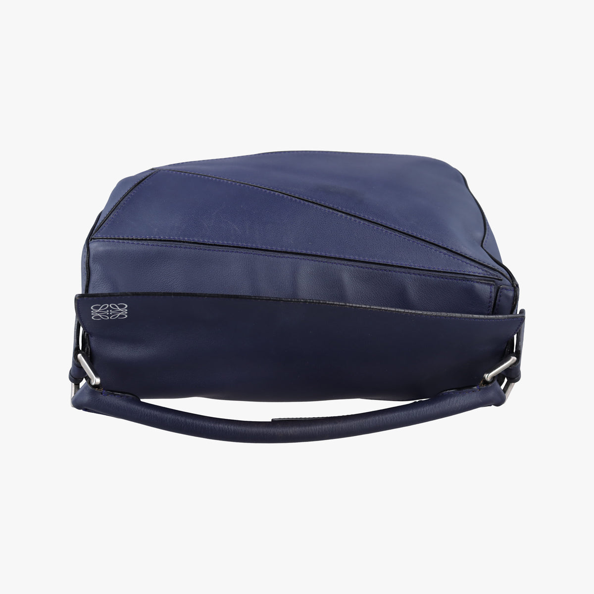 Pre-owned Loewe Puzzle Blue Leather  shoulderbag | stylenewstar