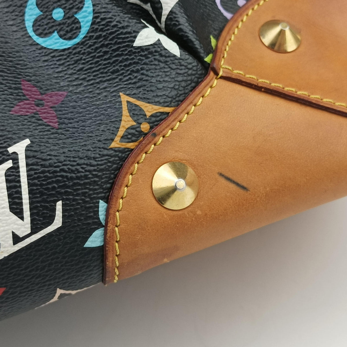 Vintage Louis Vuitton JUDY GM Noir Monogram Multicolor M40254 shoulderbag | stylenewstar