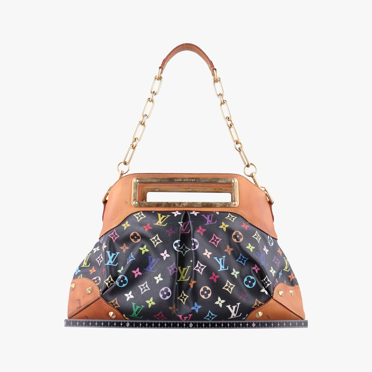 Pre-owned Louis Vuitton JUDY GM Noir Monogram Multicolor M40254 shoulderbag | stylenewstar