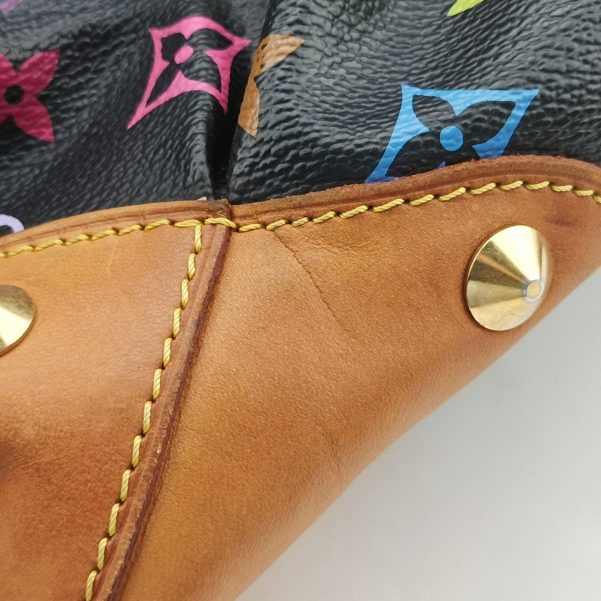 Vintage Louis Vuitton JUDY GM Noir Monogram Multicolor M40254 shoulderbag | stylenewstar