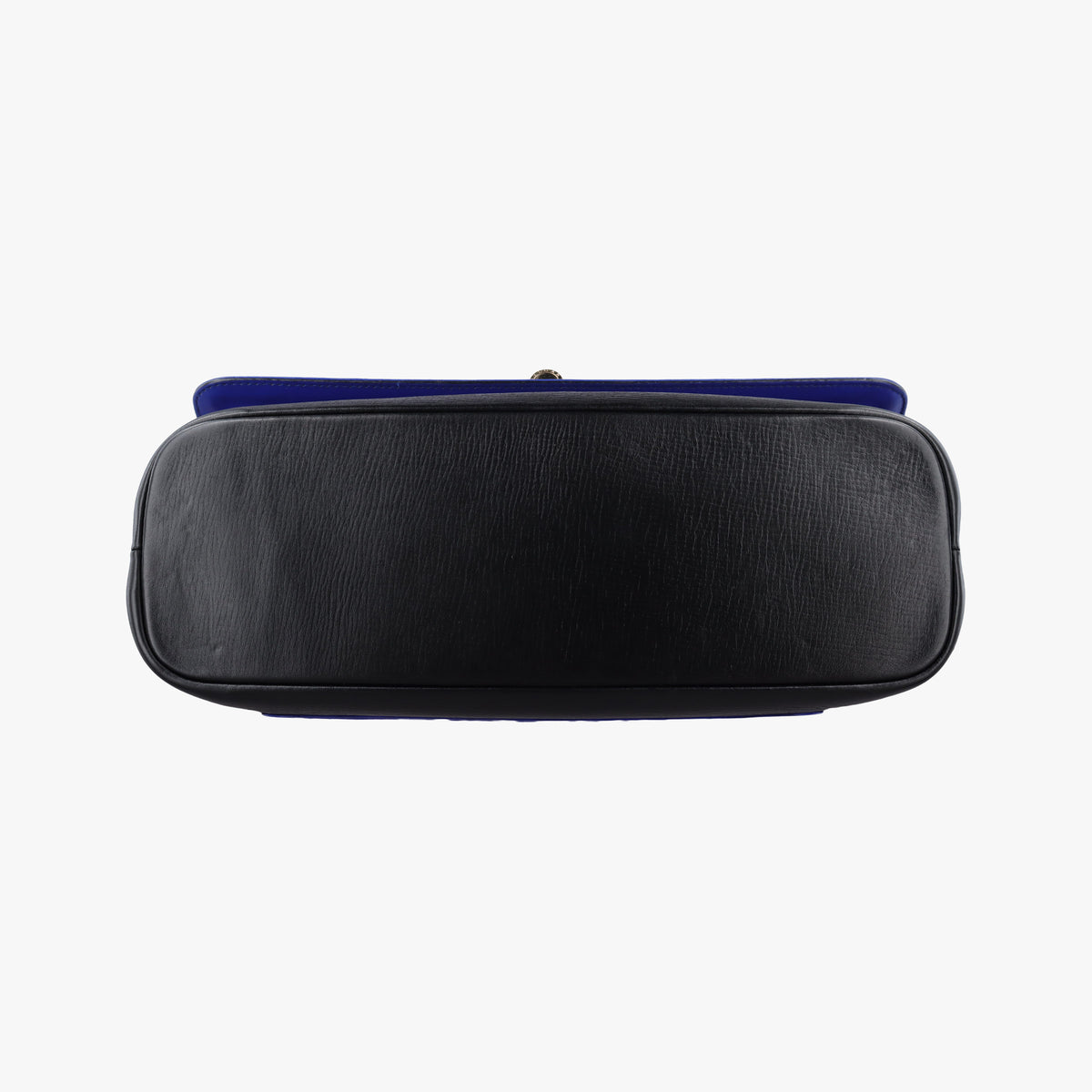 Pre-owned Bvlgari Isabella Rossellini Blue Leather  shoulderbag | stylenewstar